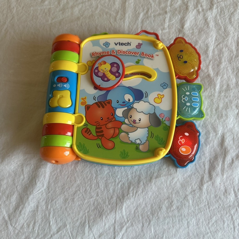 VTech Rhyme & Discover Book Electronic Learning Toy Interactive Educational Kids
